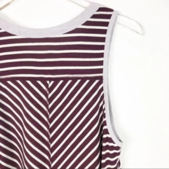 We The Free | Women's Sleeves Stripe Pattern Tank Top Size Medium - Picture 5 of 7
